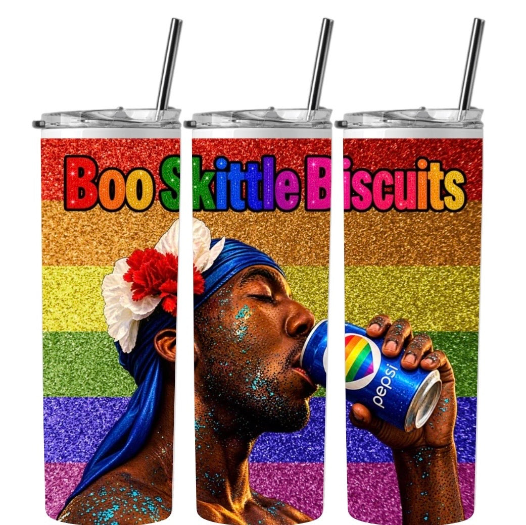 Boo Skittle Biscuits Tumbler